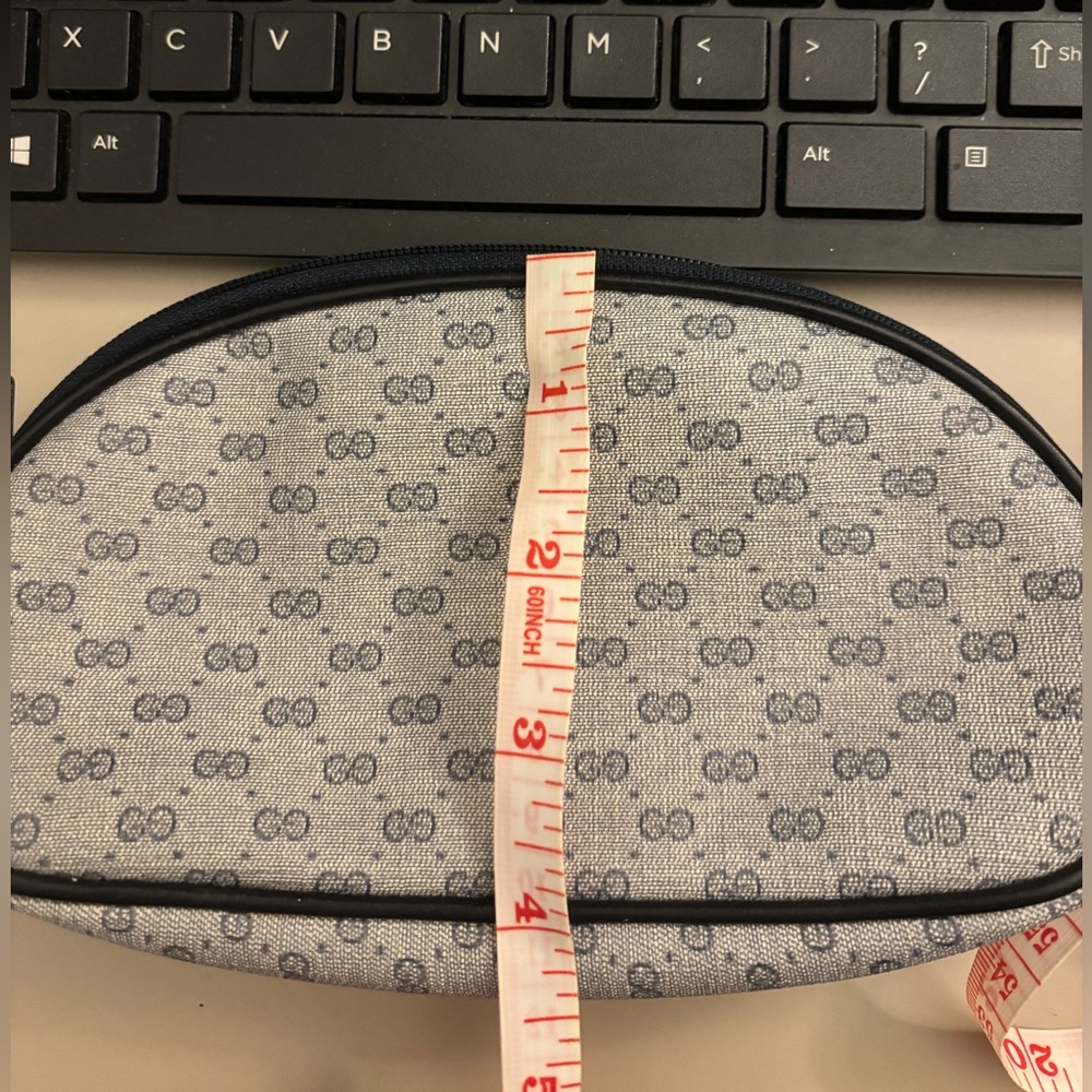 NWOT Vintage Gucci Zipper Pouch Clutch Wallet Italian Authentic - Picture 8 of 9